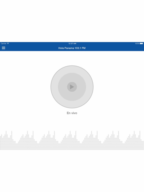 Hola Panama 1031 FM iPad screenshot 5 - Music app