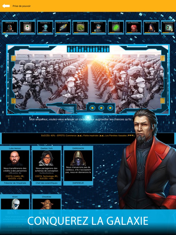 Screenshot #4 pour Galactic Emperor: Jeu RPG
