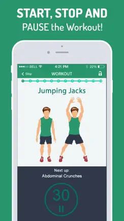 7 Minutes Workout & Exercises iPhone image 2