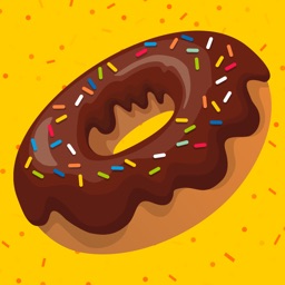 Animated Hipster Donut Sticker