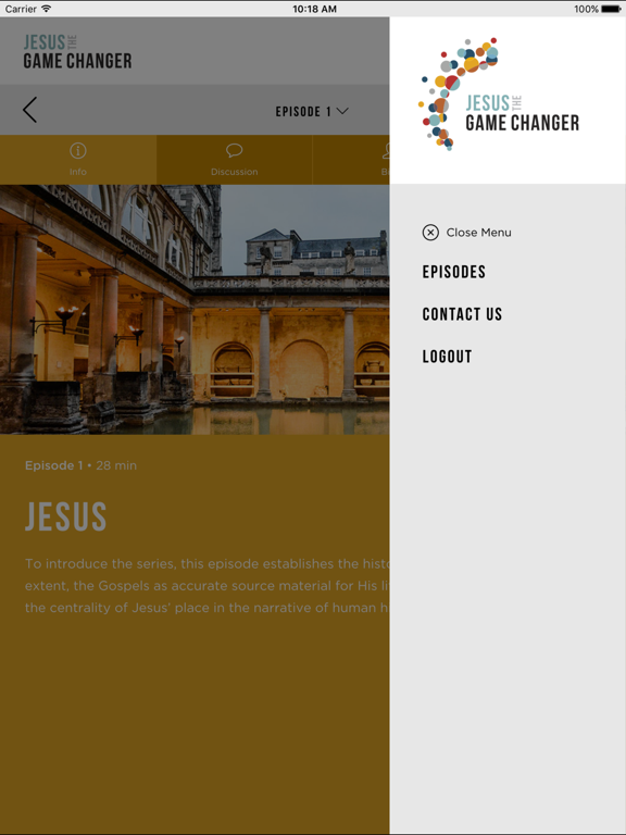 Jesus The Game Changer iPad screenshot 5 - Education app