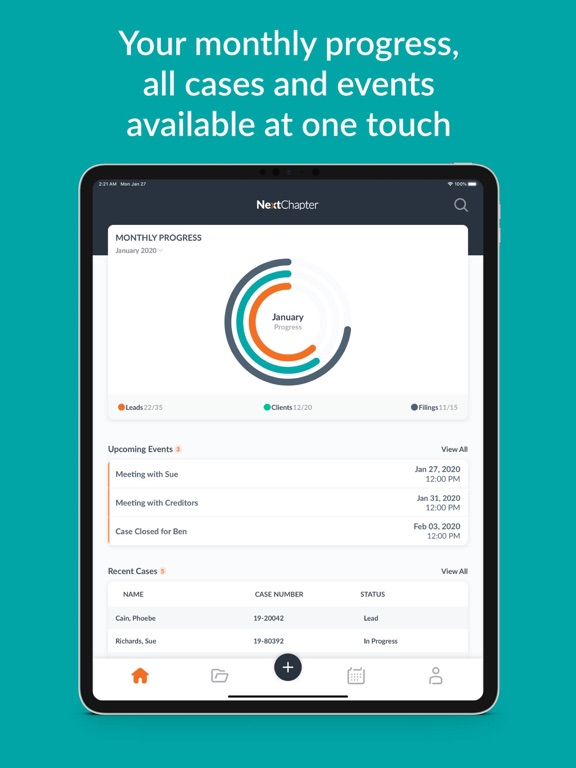 NextChapterBK iPad screenshot 1 - Business app