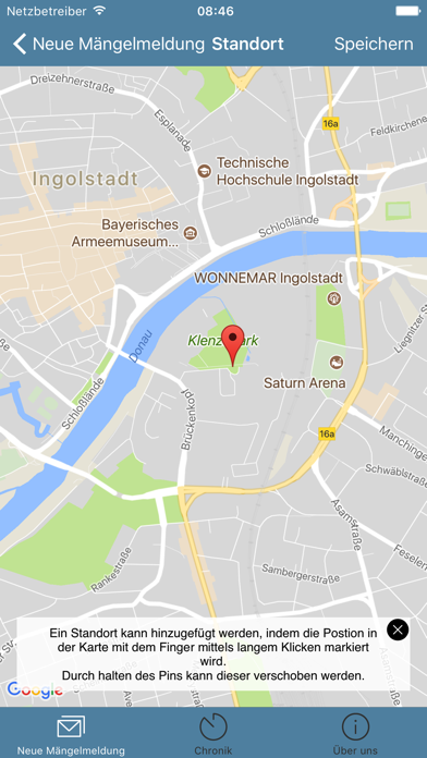 Mängelmelder Ingolstadt Screenshot