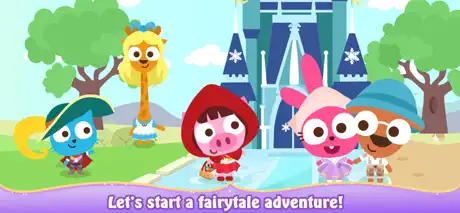 Purple Pink Fairy Tale Town