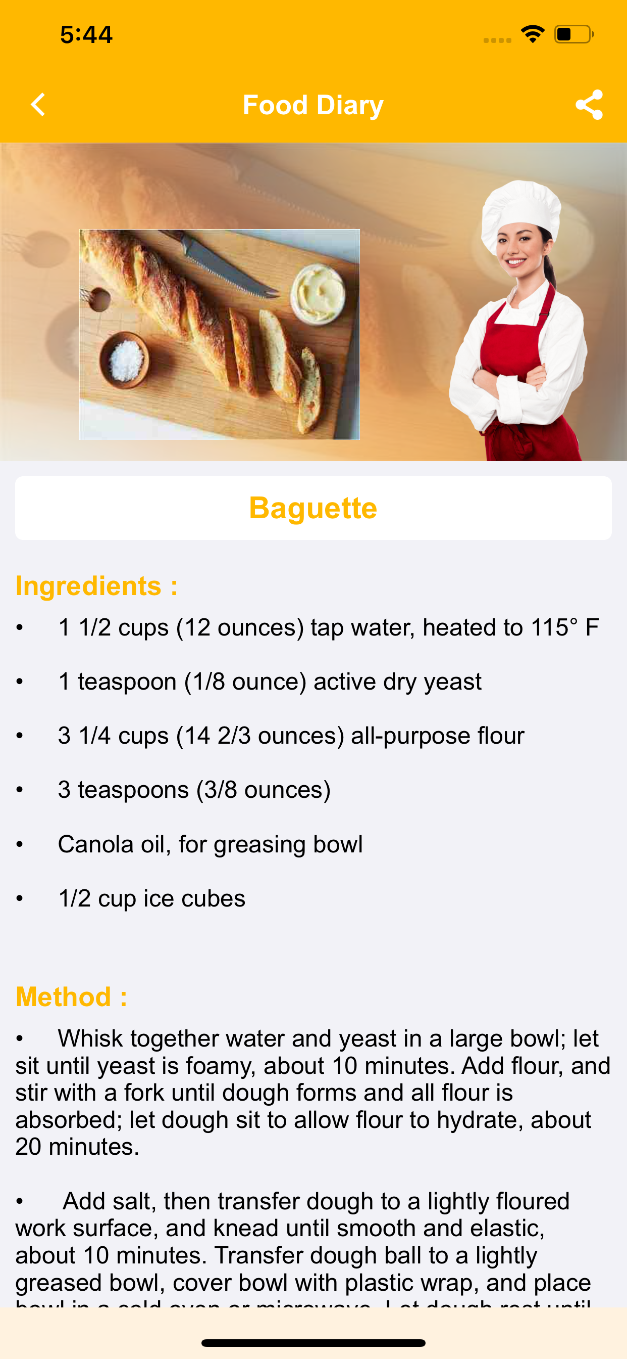 Food Recipe Book