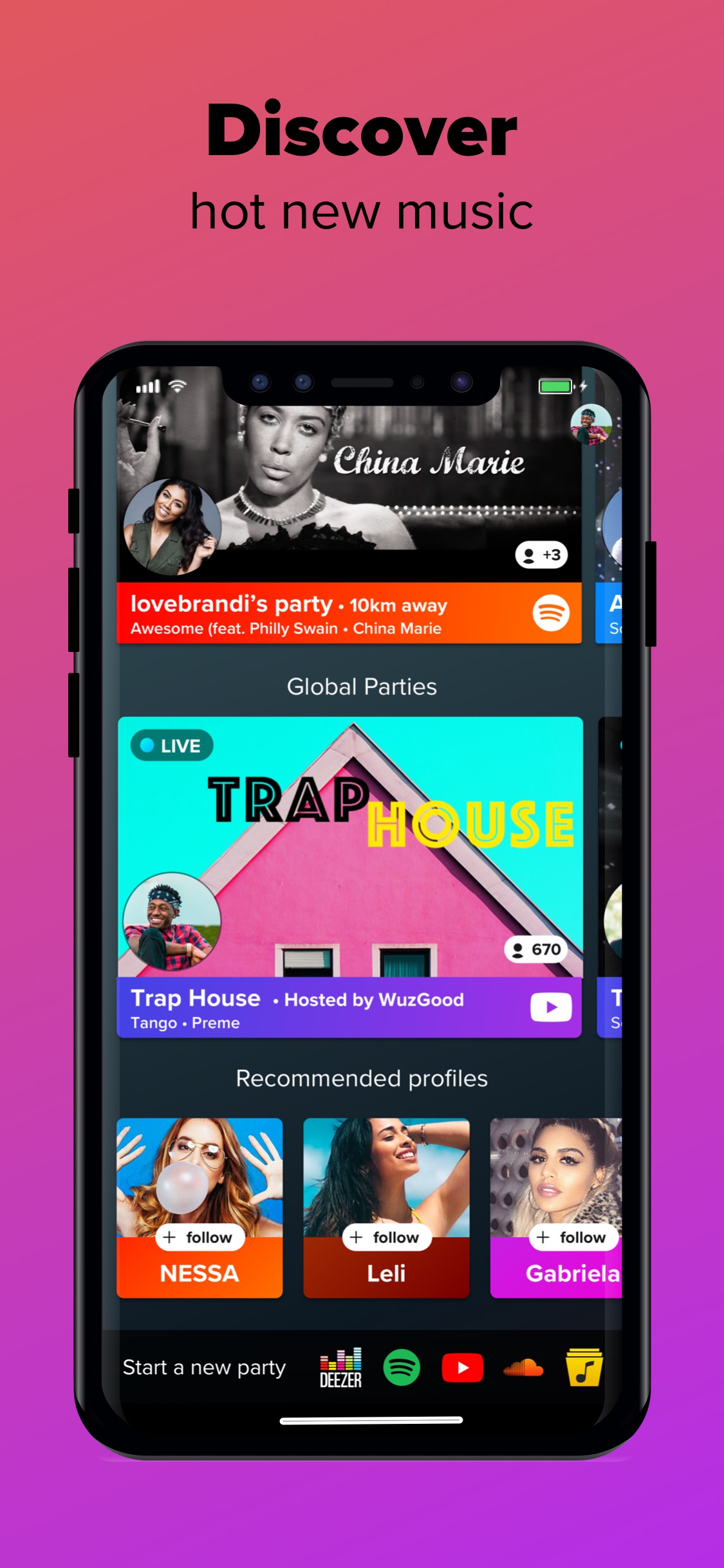 Screenshot do app AmpMe - Speaker Booster