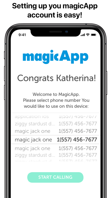 Screenshot #1 pour magicApp Calling & Messaging