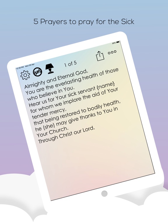 Screenshot #4 pour Prayers for the Sick