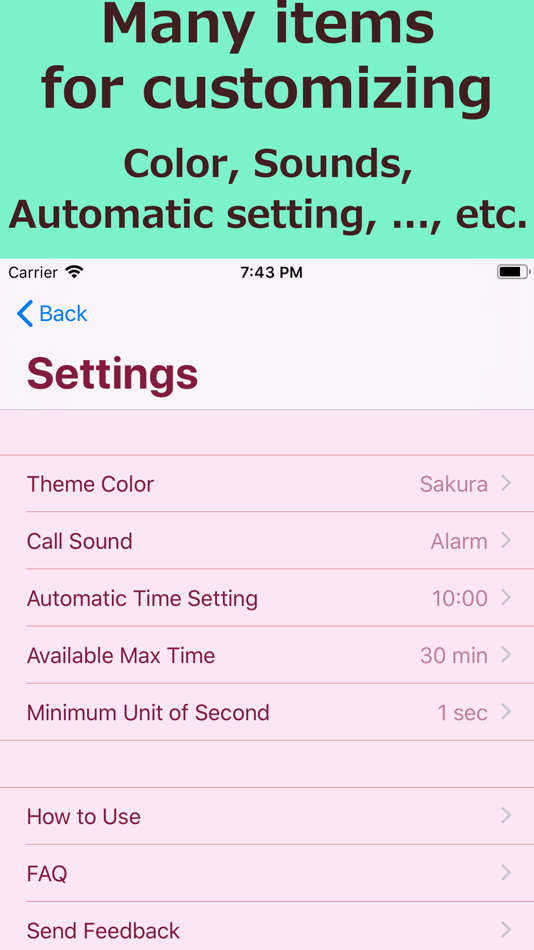 #6. Quick Timer: The Fastest Timer (iOS) Podle: Takeshi Ejiri