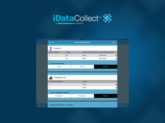 iDataCollect iPad screenshot 2 - Business app