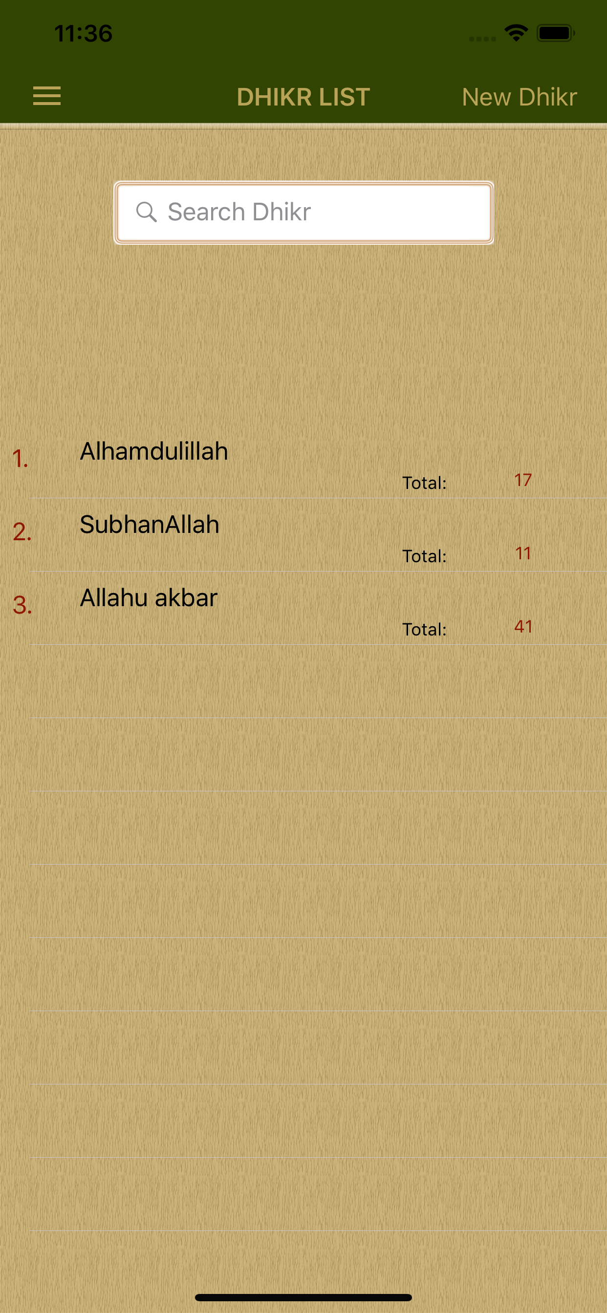 Dhikr Counter - Qibla Finder