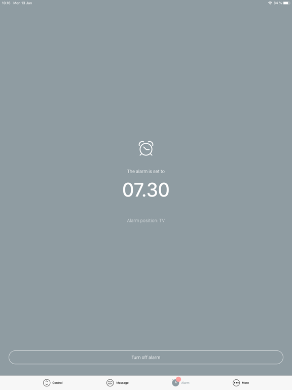 AA Control My Bed iPad screenshot 4 - Lifestyle app