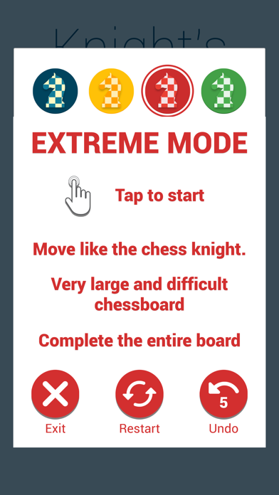 Knight's Tour Puzzle iPhone screenshot