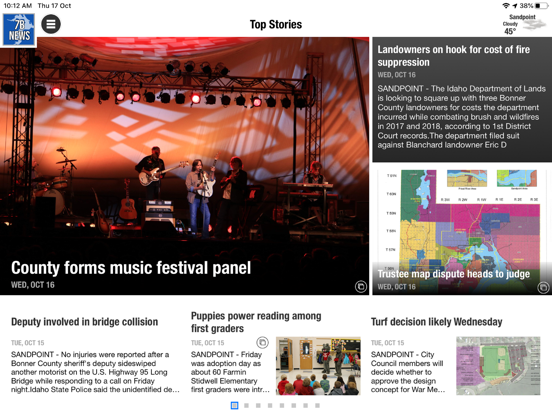 Bonner County Daily Bee iPad screenshot 2 - News app