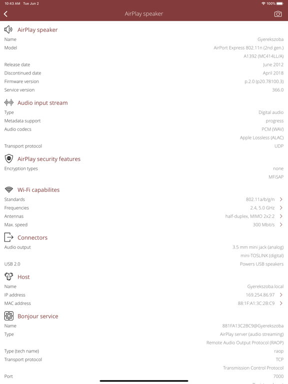 Speaker Discover iPad screenshot