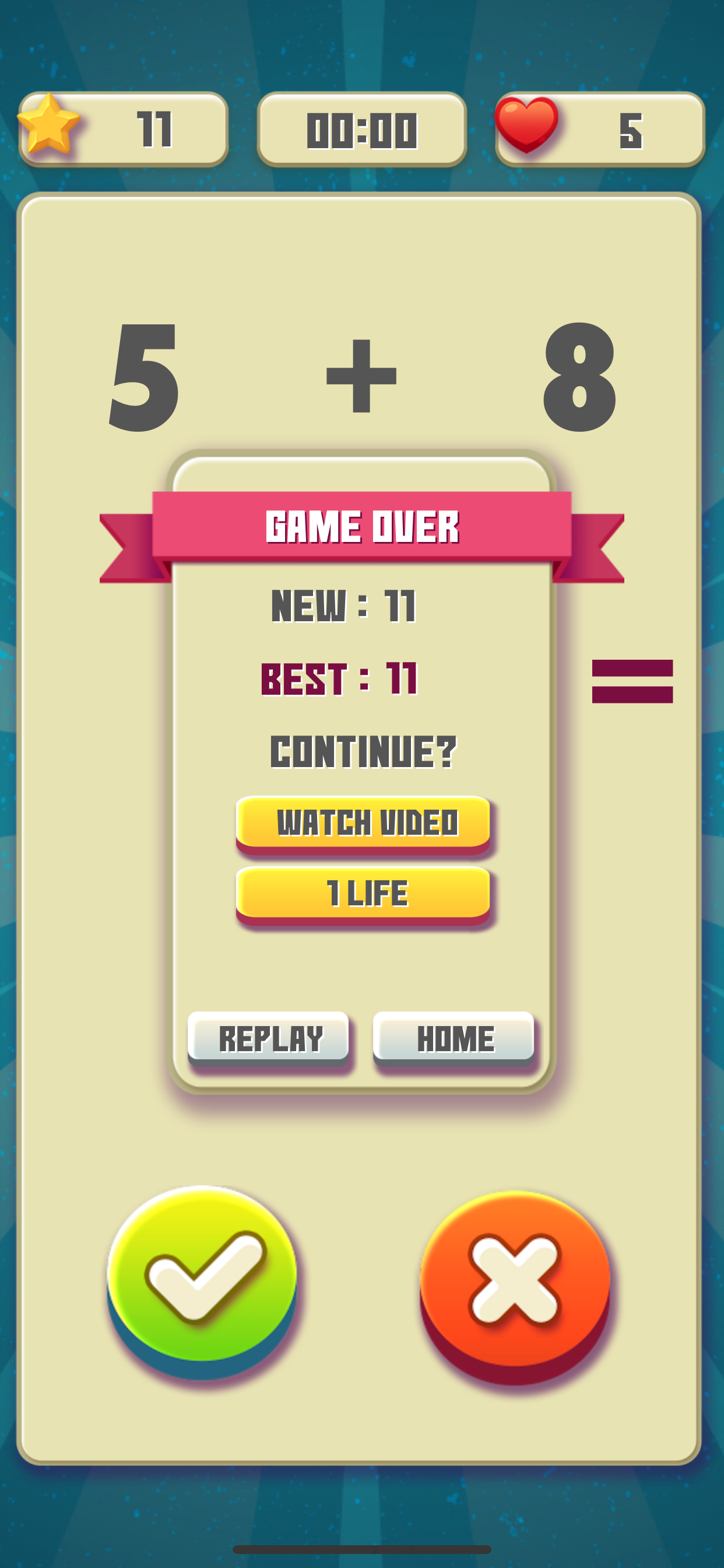 Crazy Math - Fast calculation screenshot 6