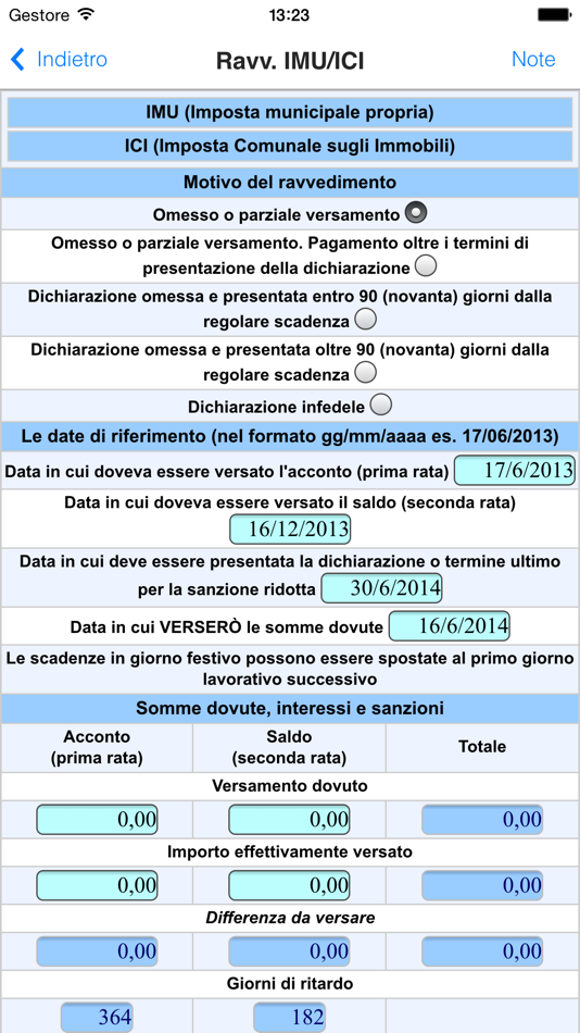 #3. Calcolo Ravvedimento Operoso (iOS) 由: Vincenzo Boiano