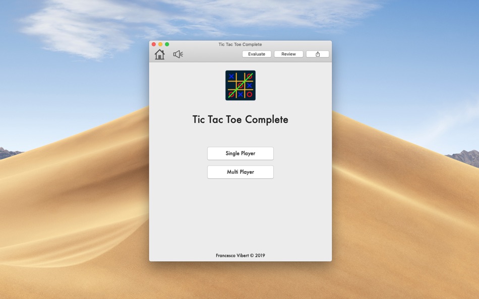 #1. Tic Tac Toe Complete (macOS) 由: Francesco Nicolas Fabio Vibert