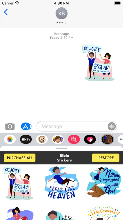 Bible Stickers - Christian