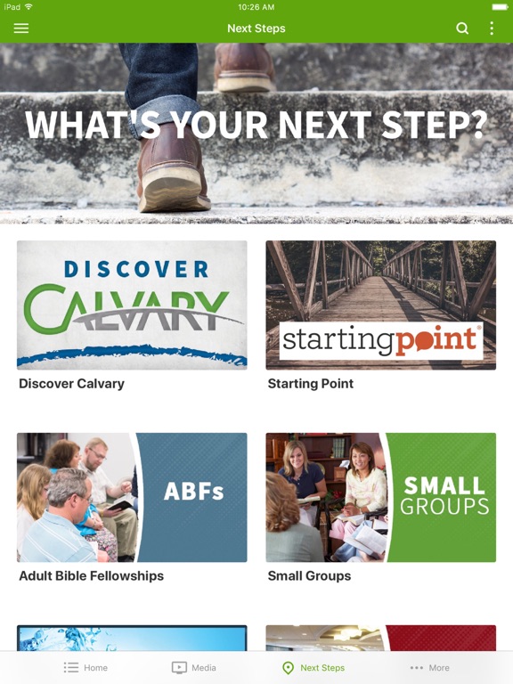 Calvary Church Pa iPad screenshot 3 - Lifestyle app