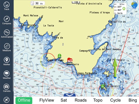 Mediterranean Sea HD GPS chartのおすすめ画像5