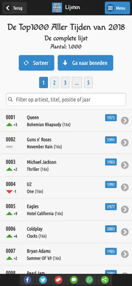 Game screenshot Top1000 Aller Tijden apk