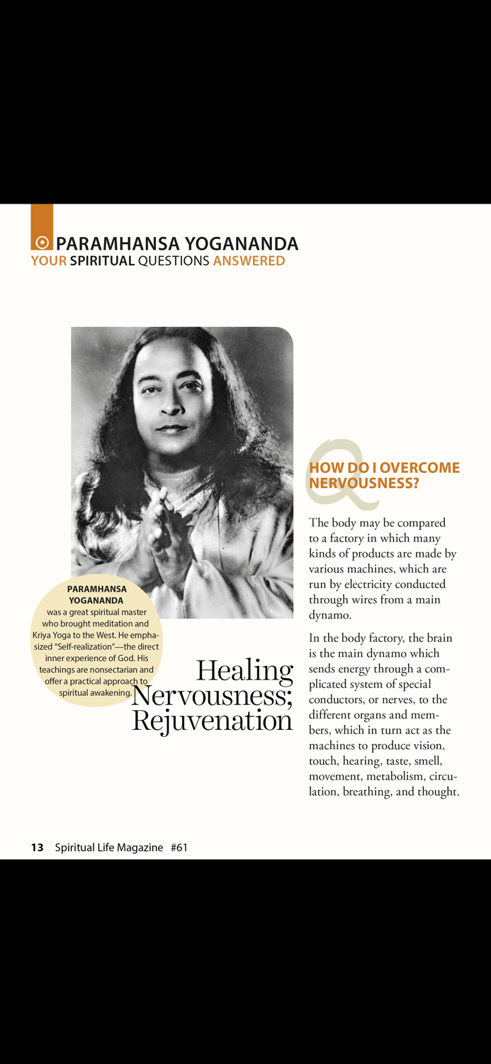 Spiritual Life Magazine