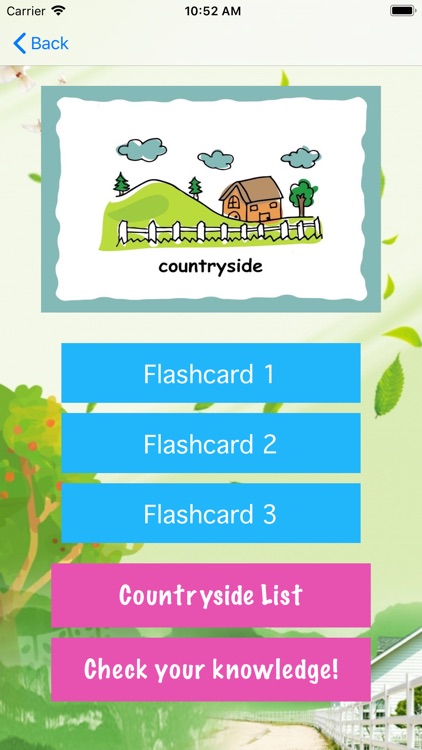 Countryside vocabulary