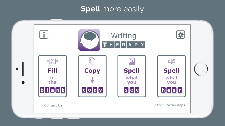 #1. Writing Therapy (iOS) 由: Tactus Therapy Solutions Ltd.