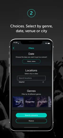 Game screenshot Wegow: Concerts & Festivals apk