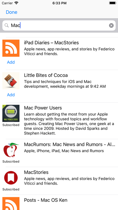 Screenshot #1 pour Feedbag