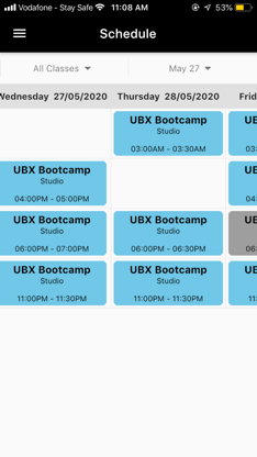 UBX Member App screenshot 2