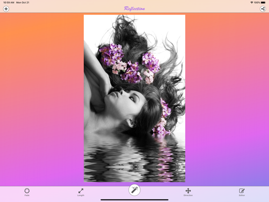 Photo Reflection iPad screenshot 4 - Photo & Video app