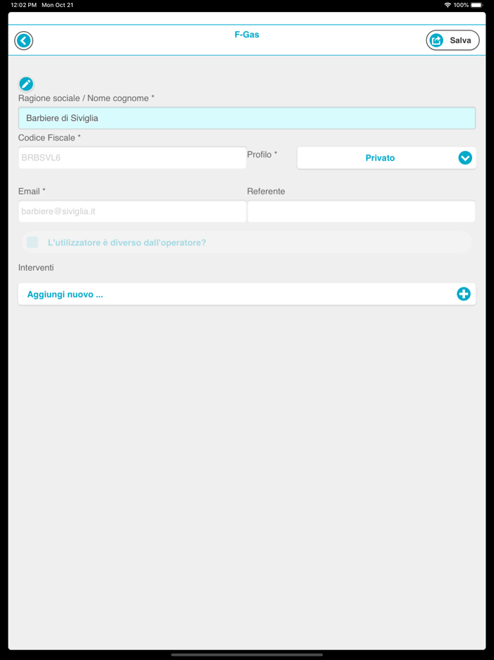 F-gas Invio CamereCom