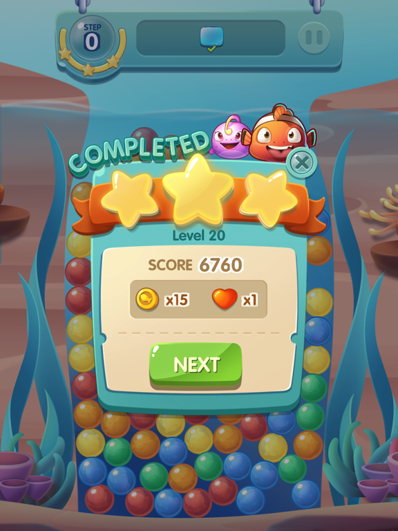 Fish Pop Mania iPad screenshot 8 - Games app