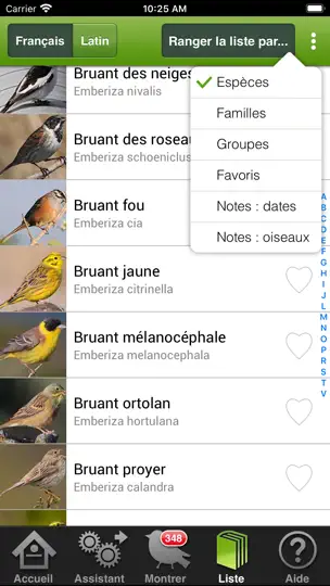 Capture d'écran de Oiseaux En Poche sur iPhone 4