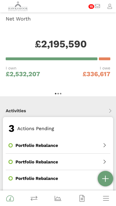 Screenshot #1 pour Hawksmoor Client Portal