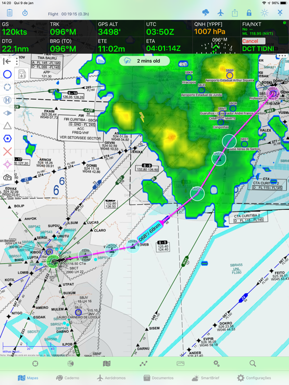 RWY EFB iPad screenshot 1