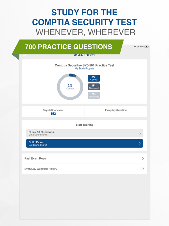 Screenshot #4 pour Comptia Security+ SY0-501 Test