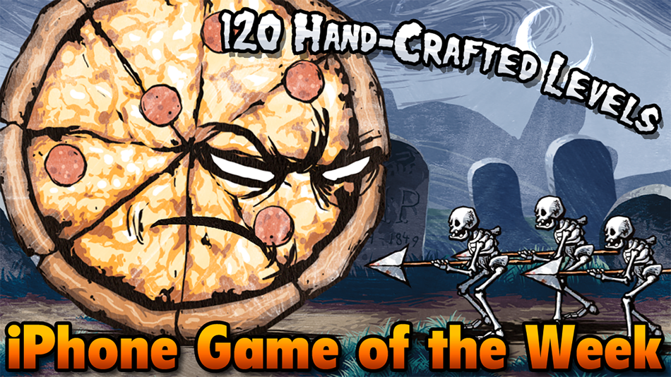 #1. Pizza Vs. Skeletons (iOS) 由: Riverman Media LLC