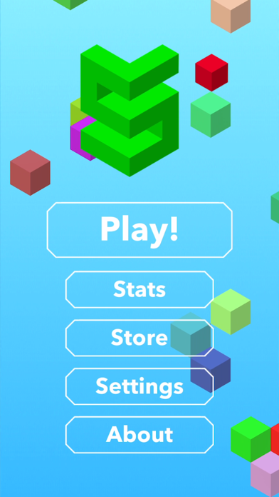 Screenshot #1 pour Snake, Cubed