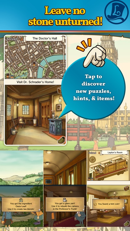 Layton: Diabolical Box in HD screenshot-4