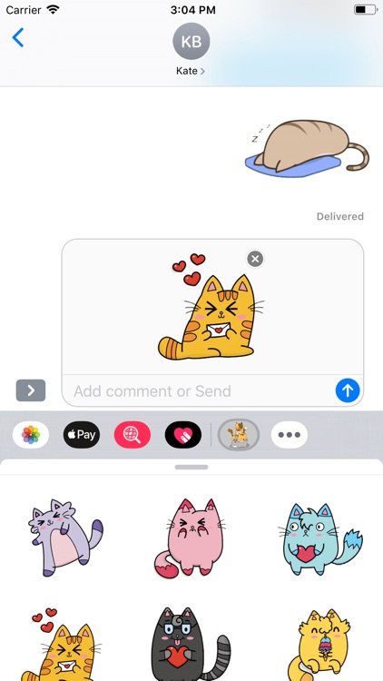 Naughty Cat Stickers