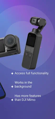 Obrázek 2 Sync for DJI Osmo. Download 4K iphone