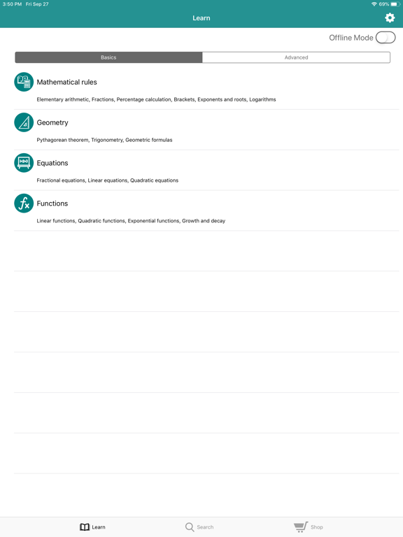Screenshot #4 pour Math Wiki - Learn Maths
