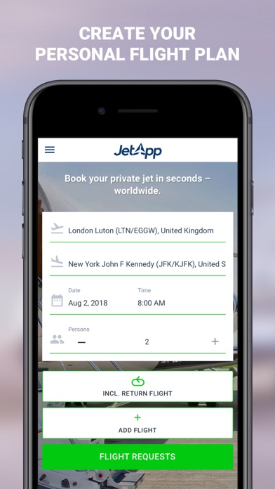 JetApp Screenshot