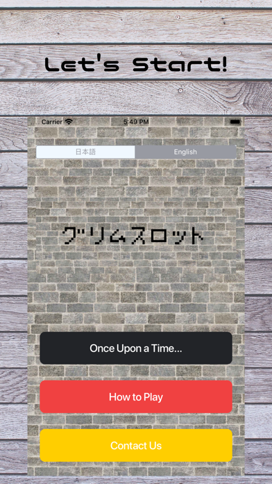 Grim Slot ～Make a Story～ iPhone screenshot