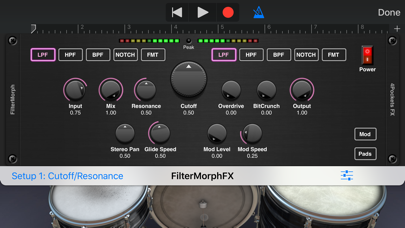 FilterMorph AUv3 Audio Plugin screenshot 3