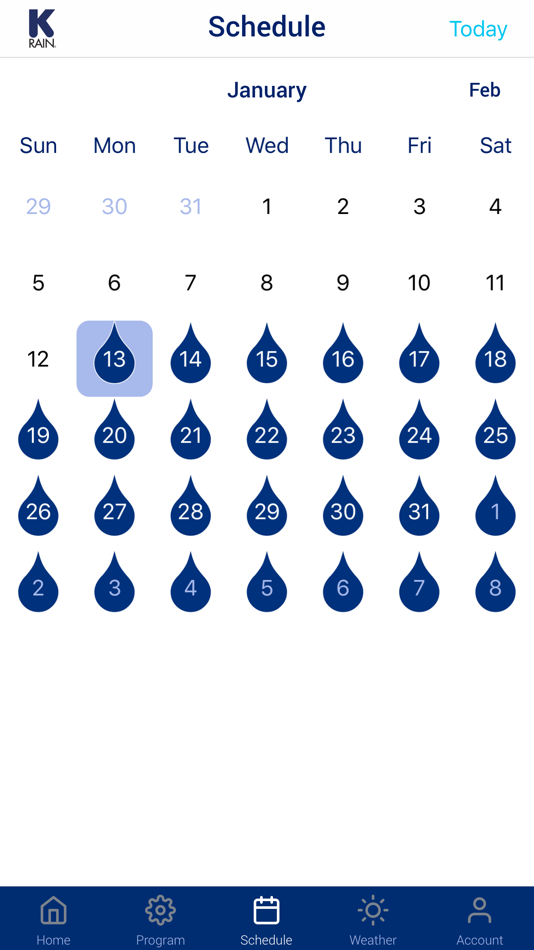 #5. K-Rain ProEx (iOS) 由: K-Rain Manufacturing Corporation