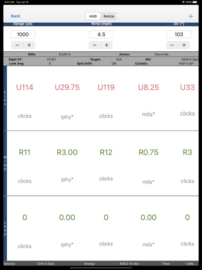 Applied Ballistics Mobile iPhone App